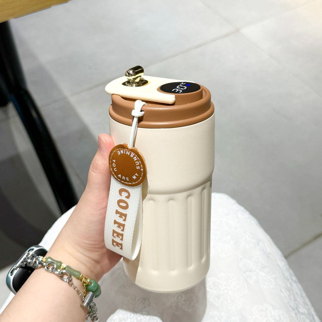 Ladies insulated cup with practical carrying strap Kalsten