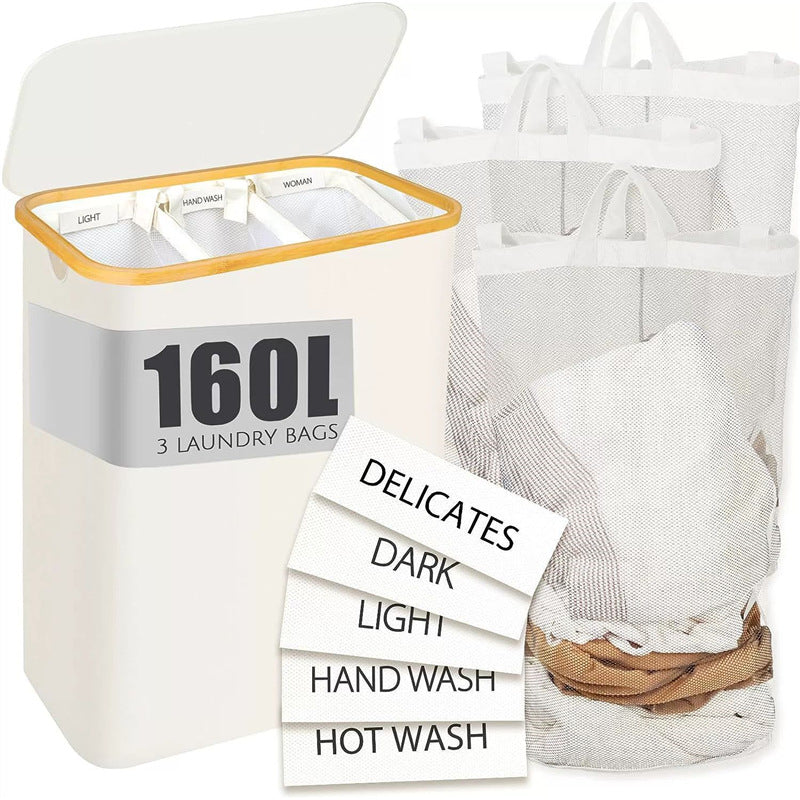 Laundry basket with compartments Kalsten
