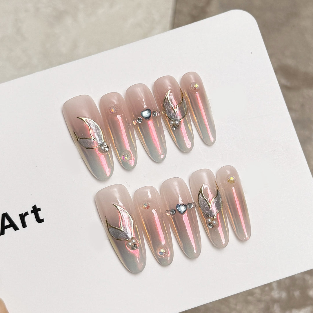 Decorative Animal Print Press-On Nail Set Kalsten