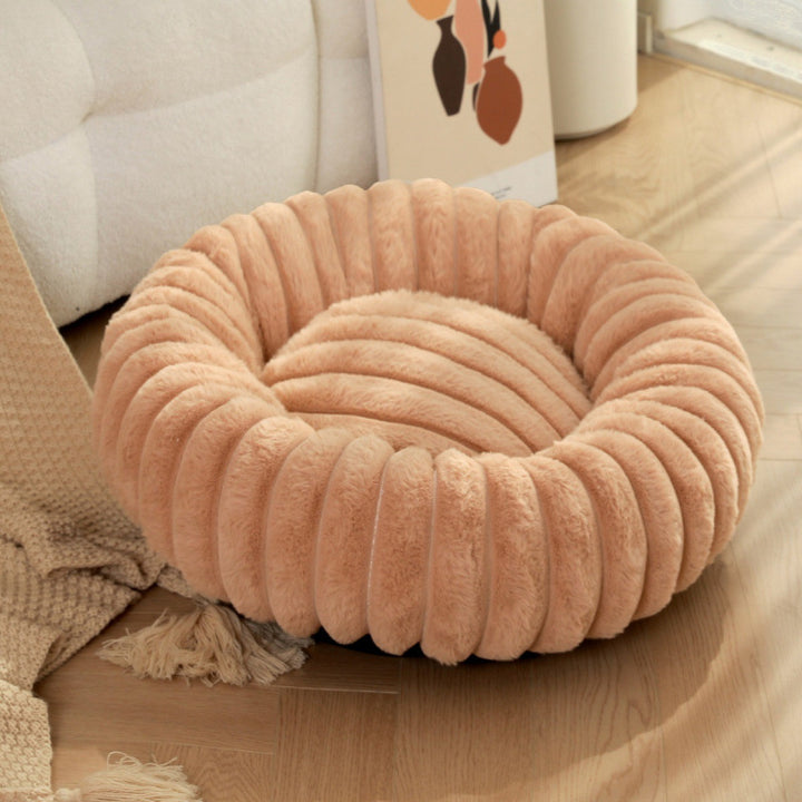 Women Round Cuddle Bed with High Edges Kalsten