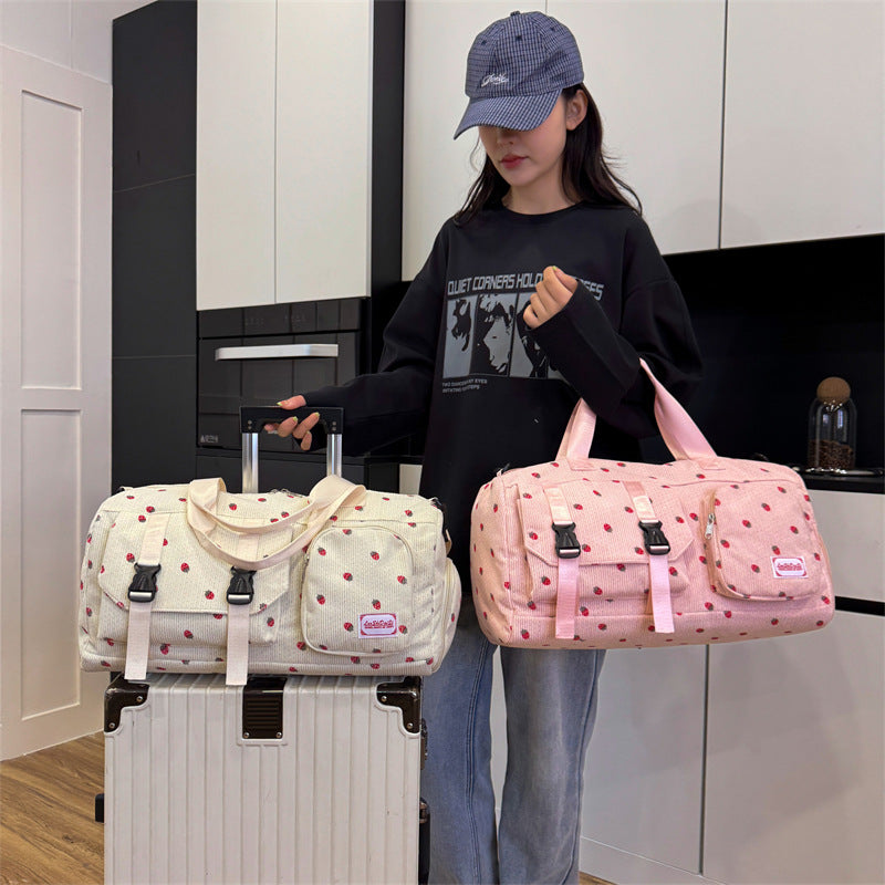 Fashionable Floral Print Weekend Duffel Bag Kalsten