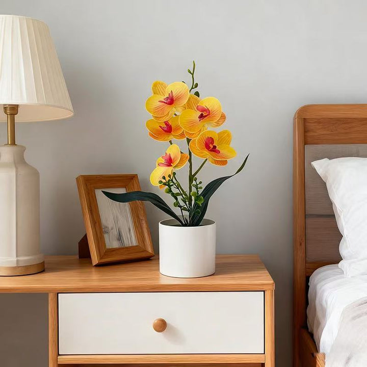 Artificial Orchid Plant for Home Decor and Indoor Display