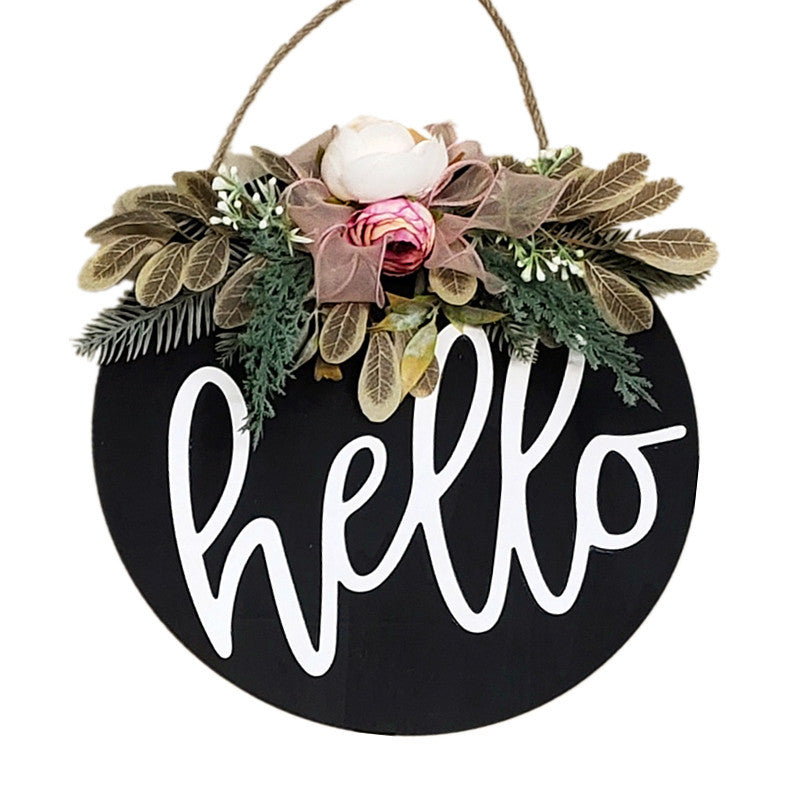Decorative Flower Welcome Board