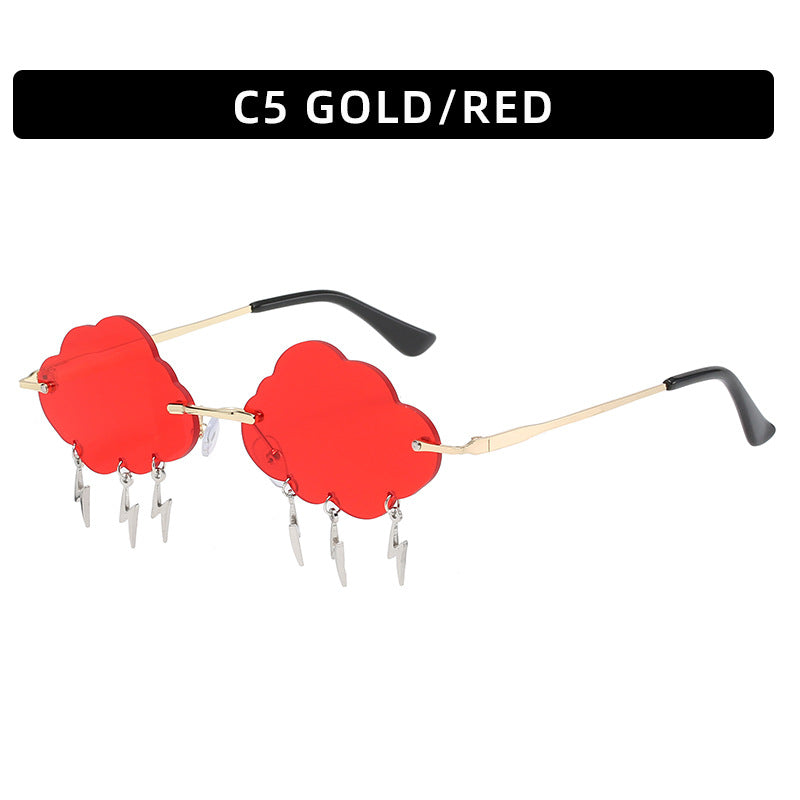 Artistic Oversized Cloud Frame Sunglasses