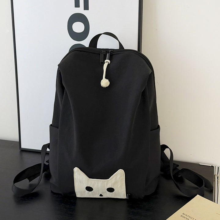 Playful Cat-Themed Casual Backpack Kalsten