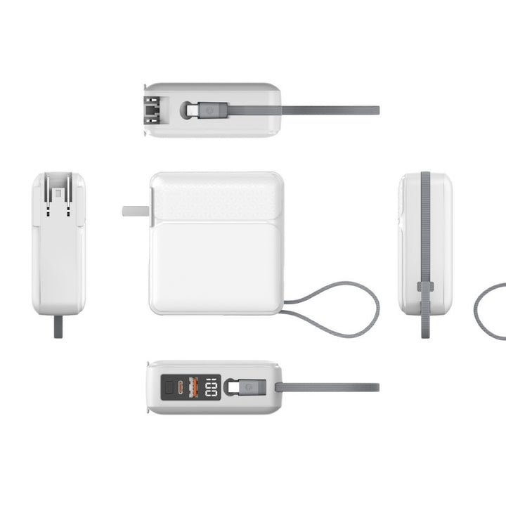 Compact quick-charge power bank with LCD display and integrated safety technology Kalsten