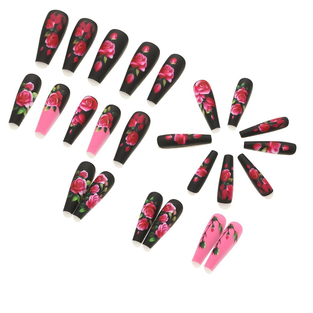 Artistic Rose Nail Tips Kalsten