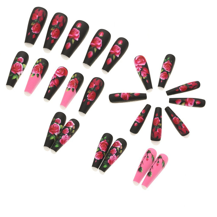 Artistic Rose Nail Tips Kalsten