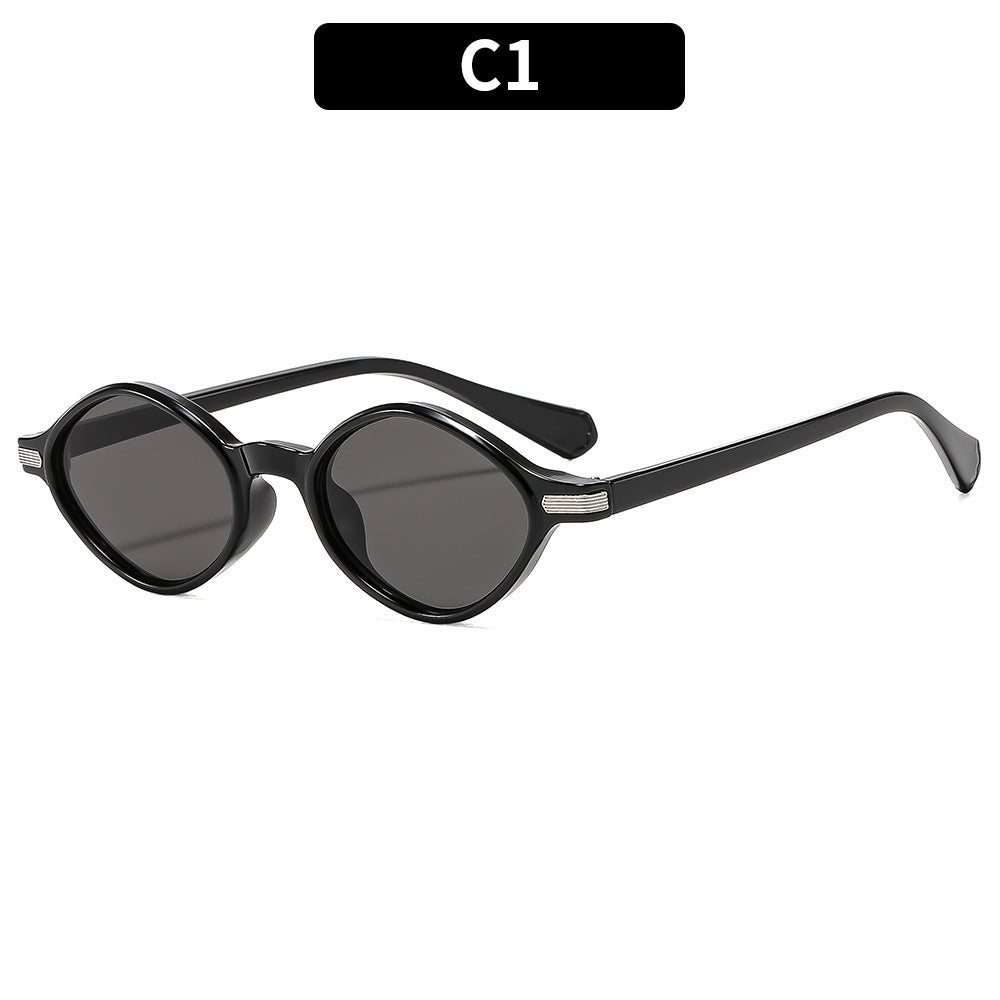 Chic Oval Frame Glasses