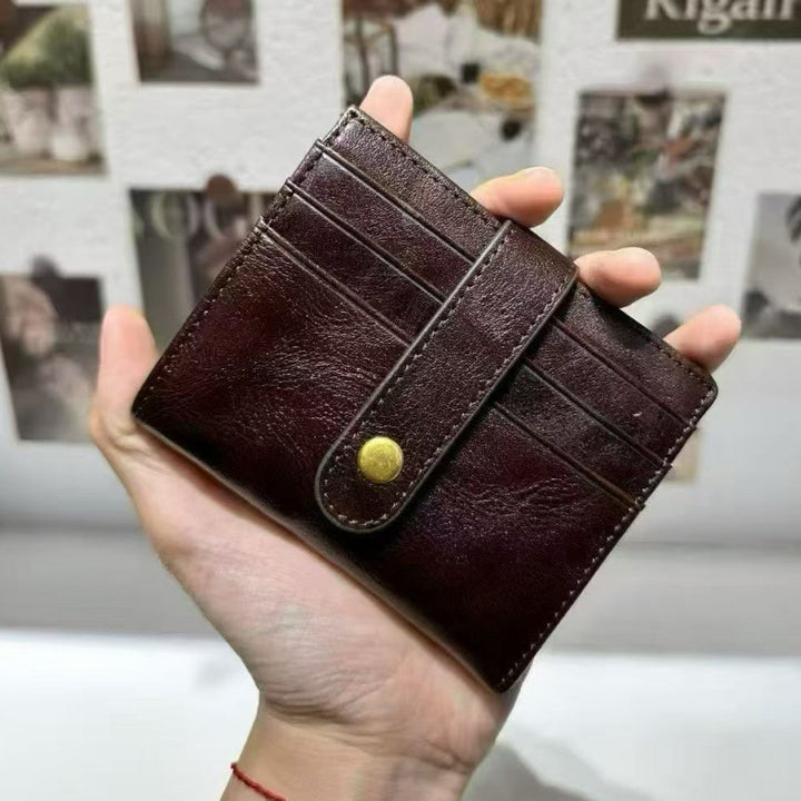 Genuine Leather Card Holder Wallet
