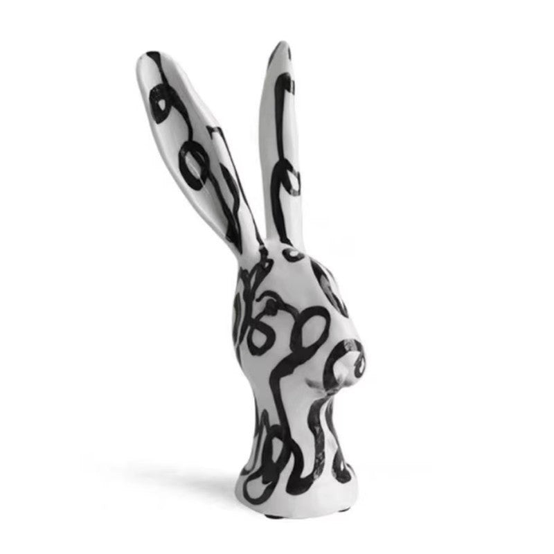 Abstract Rabbit Sculpture