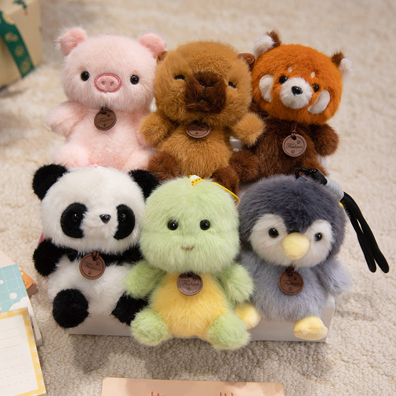 Plush Bunny Bag Charm Keychain with Long Floppy Ears and Clip Kalsten