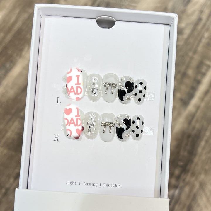 Cartoon-Themed Decorative Press-On Nail Set Kalsten