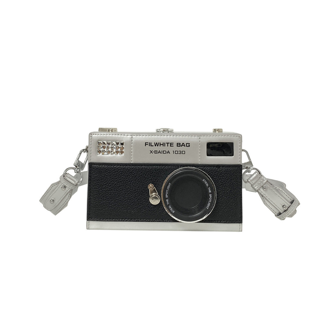 Vintage Camera Style Crossbody Bag