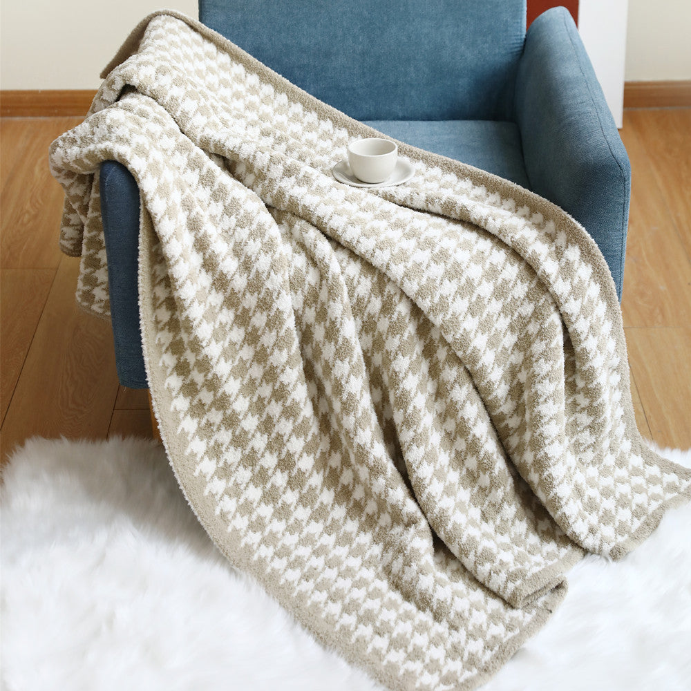Cozy Knitted Throw Blanket Kalsten
