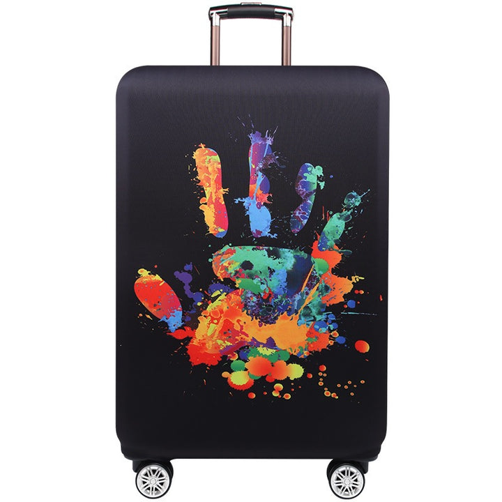 Ladies hard shell suitcase with elegant pattern print Kalsten