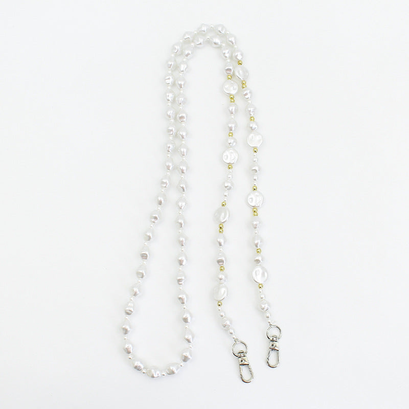 Pearl-Embellished Eyewear Chain Kalsten
