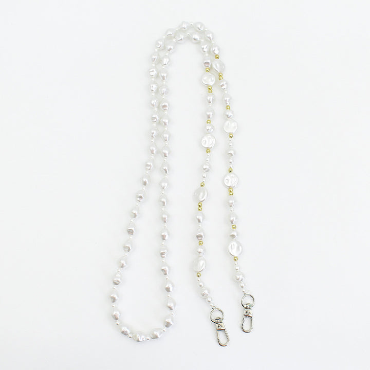 Pearl-Embellished Eyewear Chain Kalsten