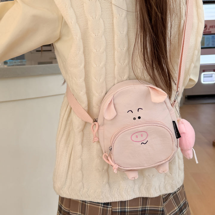 Cute Cartoon Pig-Themed Crossbody Bag Kalsten