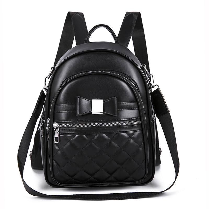 Bow Knot Quilted Backpack