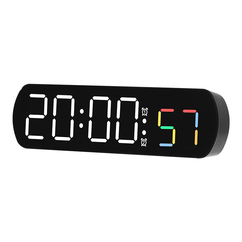 Digital radio alarm clock with multicolored LED display Kalsten
