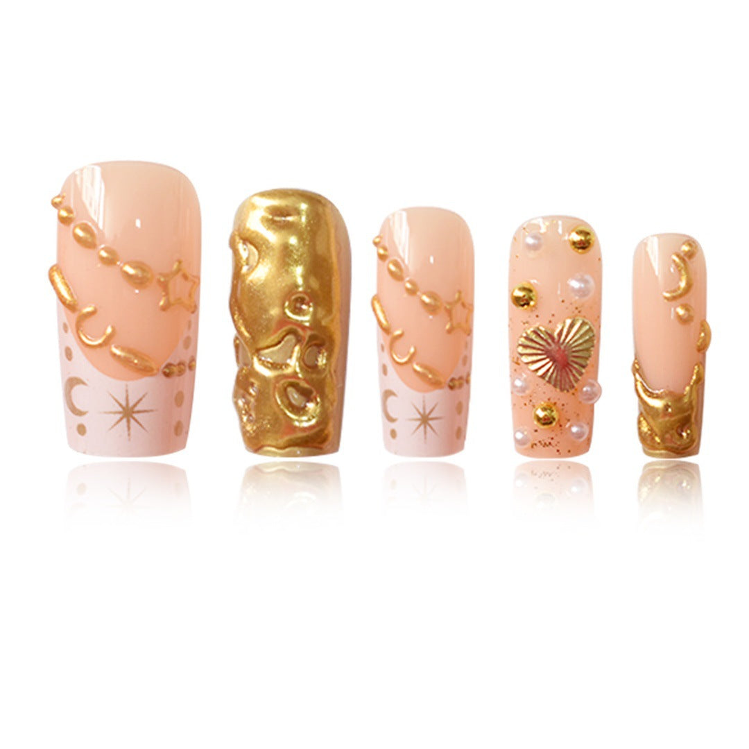 Premium Decorative Press-On Nail Art Kalsten