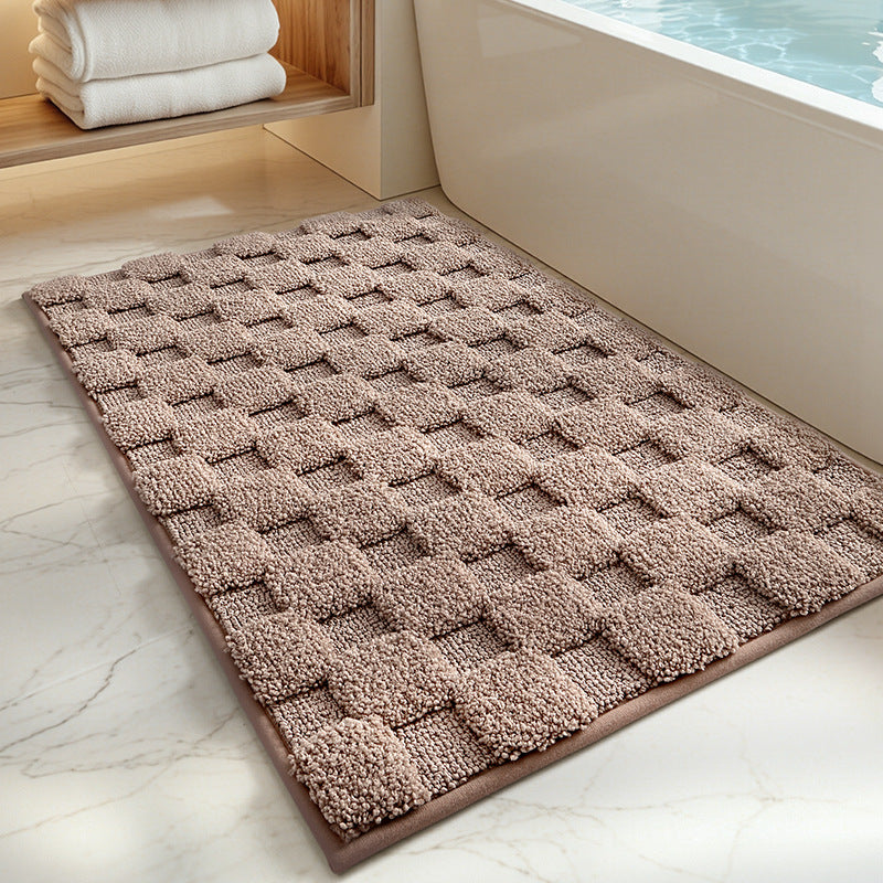Textured Memory Foam Bath Mat Kalsten