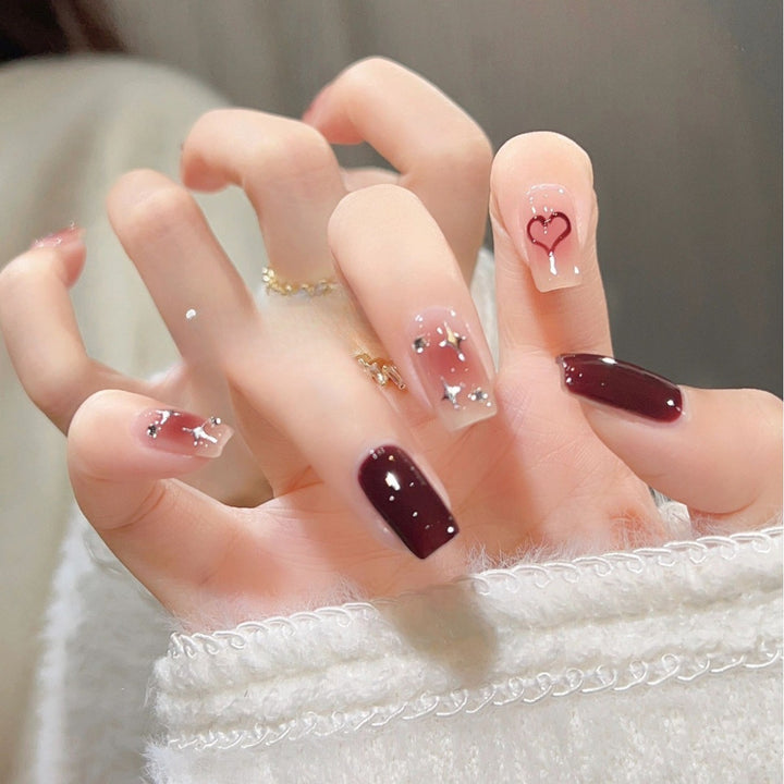 Glitter Ombre Press-On Nails Kalsten
