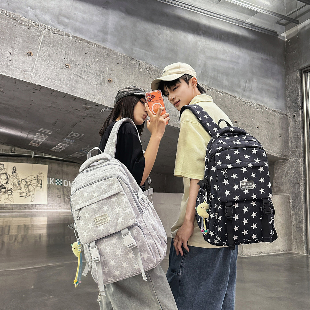 Versatile Star Print Backpack Kalsten