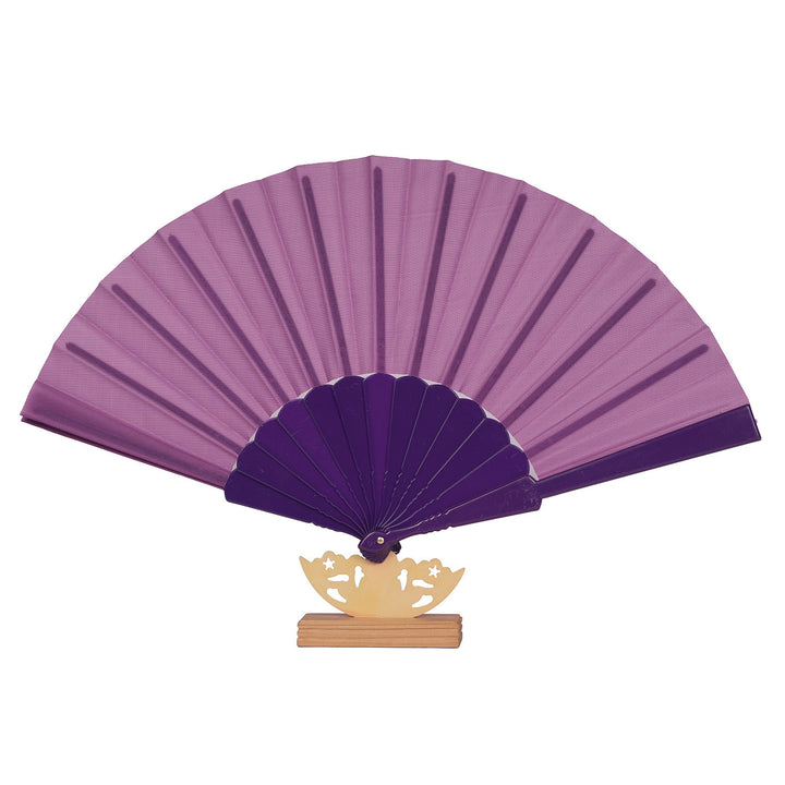 Women's artistic hand fan with filigree wooden handle Kalsten