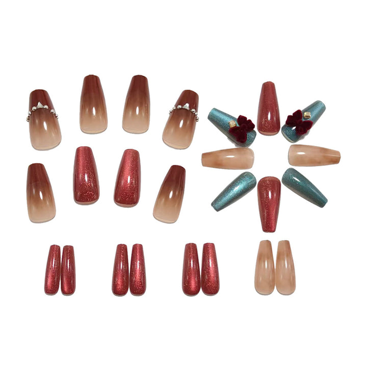 Artificial nails in elegant glamour design Kalsten