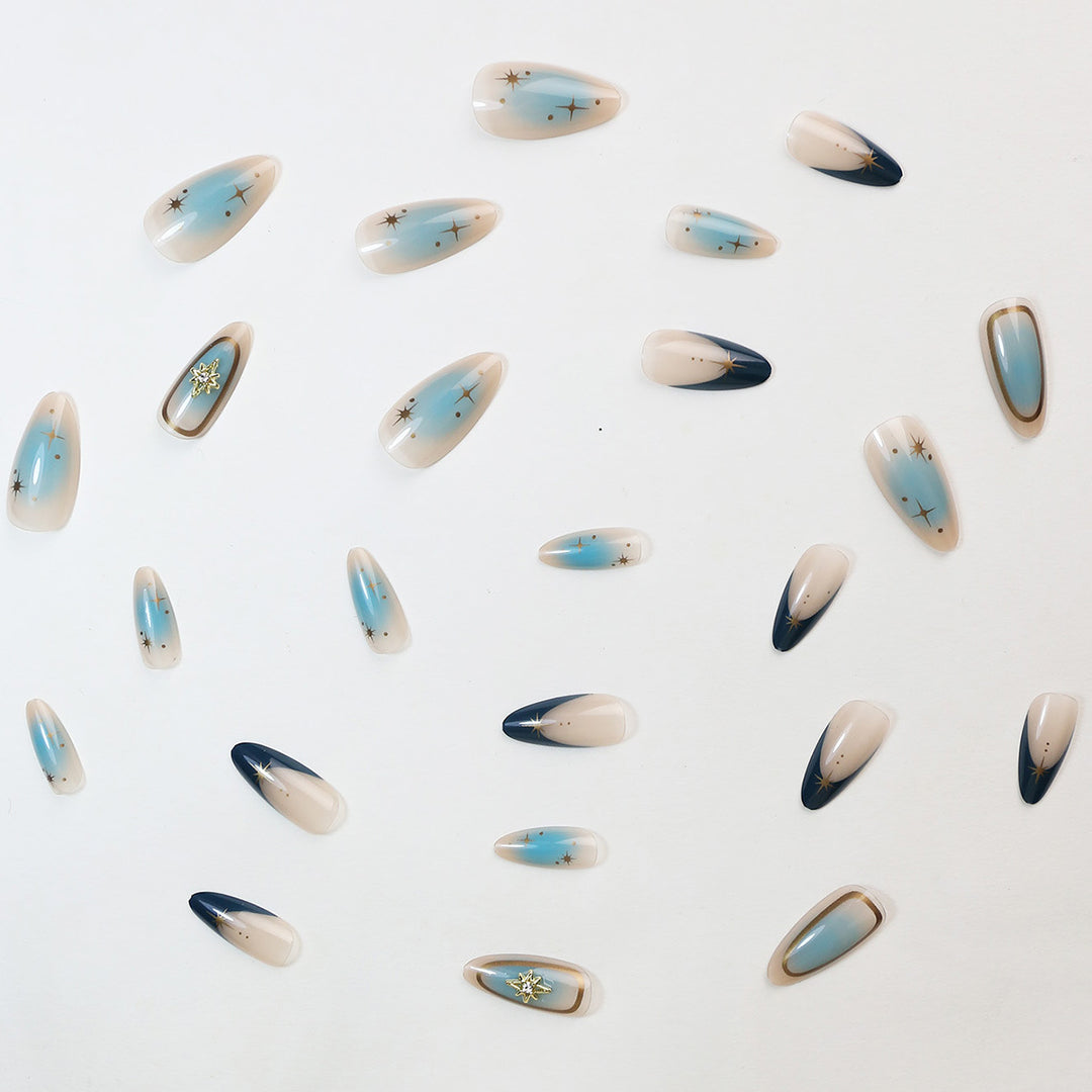 Artistic Ombre Press-On Nail Art Kalsten