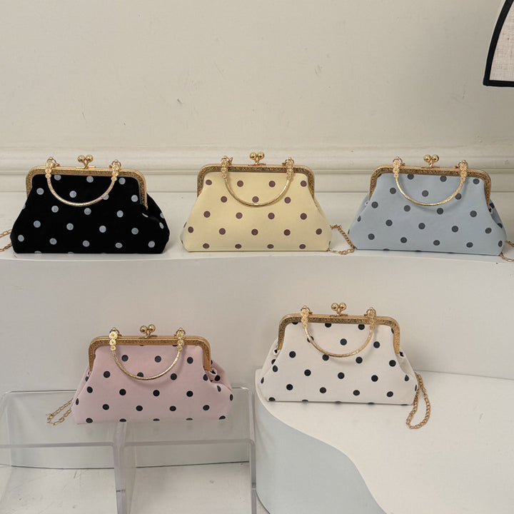 WoVintage Elegant Polka Dot Evening Clutch Kalsten