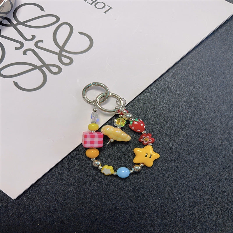 Decorative Beaded Charm Keychain Kalsten 1790135647