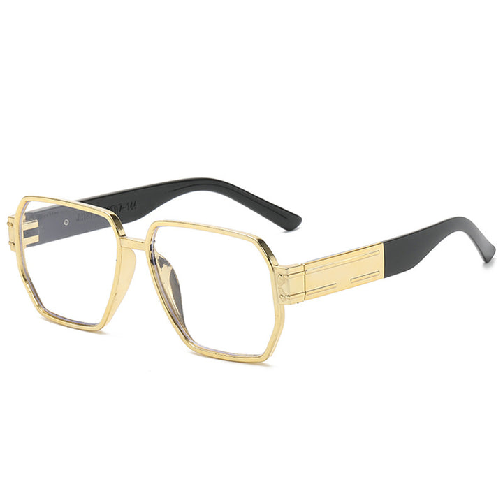 Women's modern oversized sunglasses with asymmetric frame Kalsten
