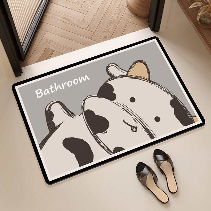 Decorative Bathroom Mat Kalsten
