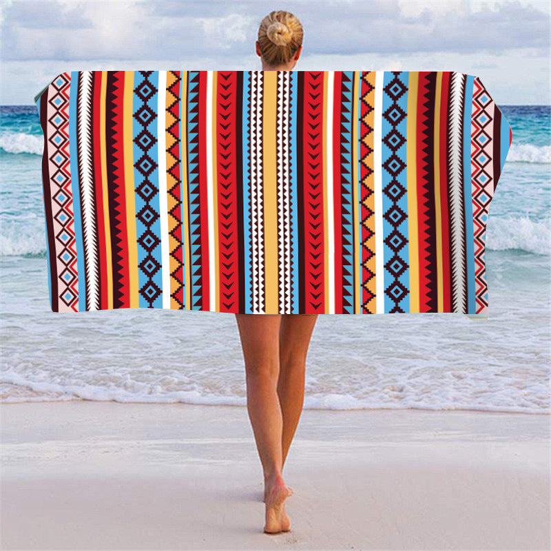 Beach towel with unique graphic pattern Kalsten