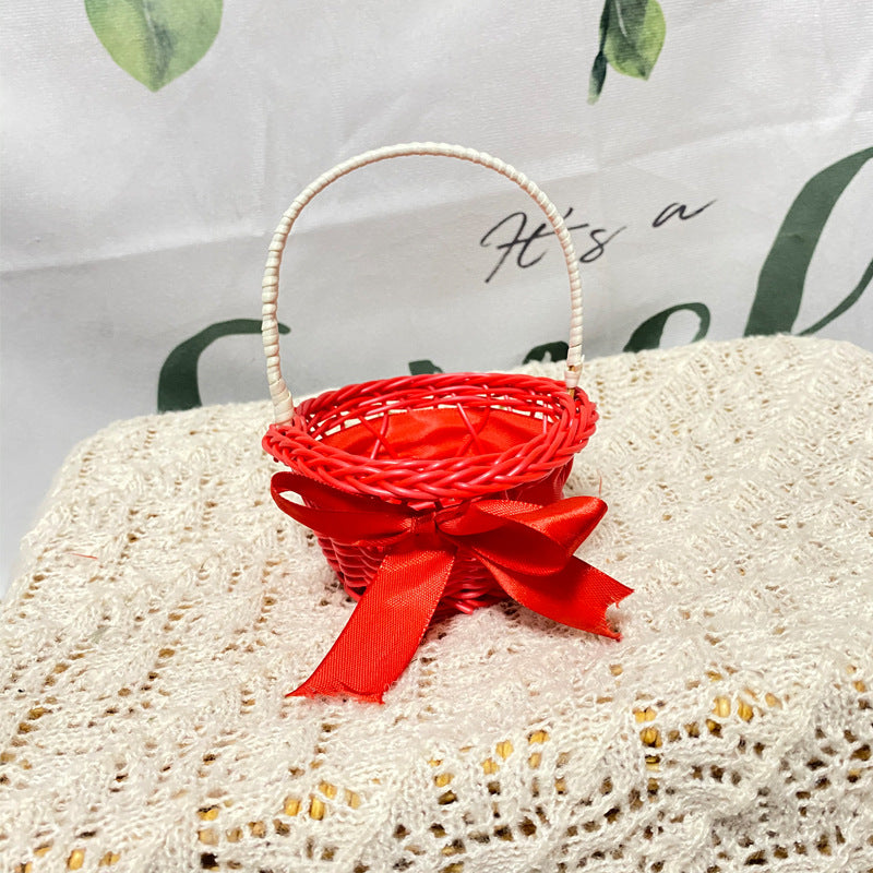 Decorative Miniature Woven Gift Basket Kalsten