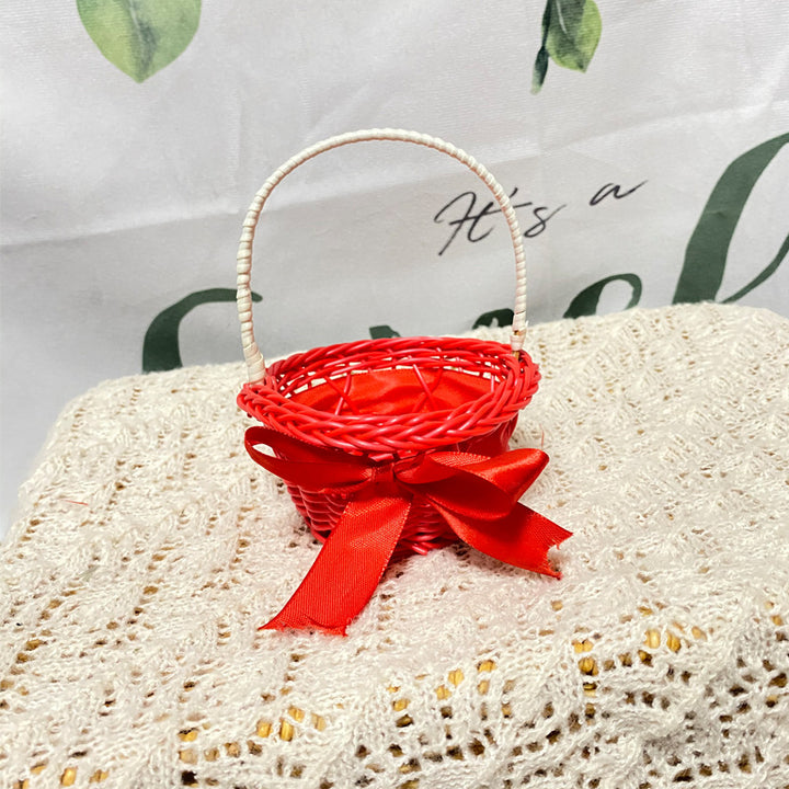 Decorative Miniature Woven Gift Basket Kalsten