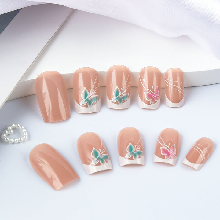 Elegant Floral Design Nail Art Set Kalsten