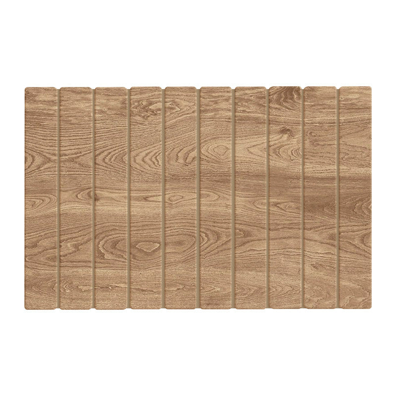 Elegant Wooden Slatted Bathroom Mat