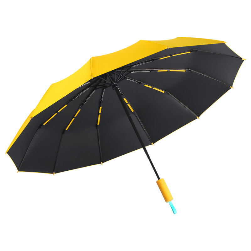 Women automatic foldable umbrella with double rib structure Kalsten