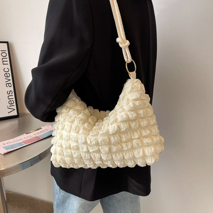 Textured Crocheted Handbag