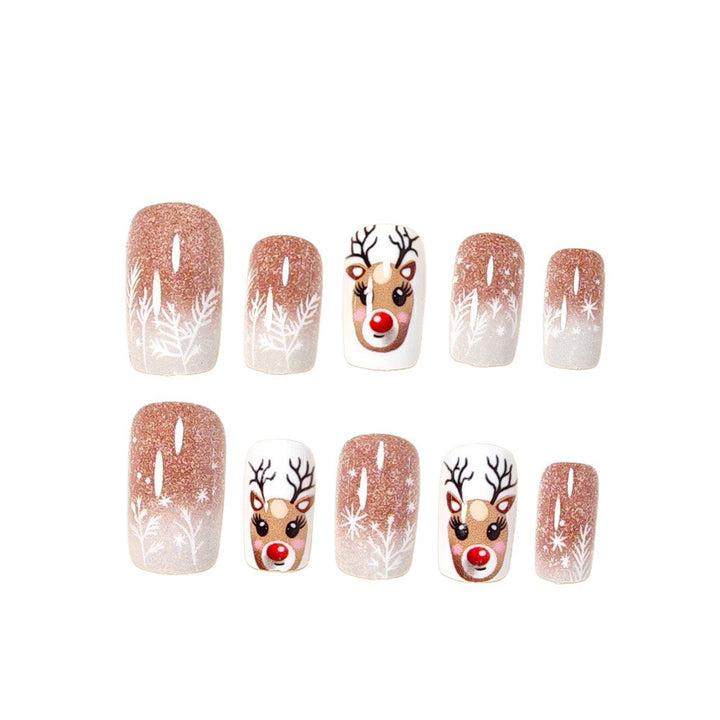 Festive Themed Press-On Nail Art Kalsten