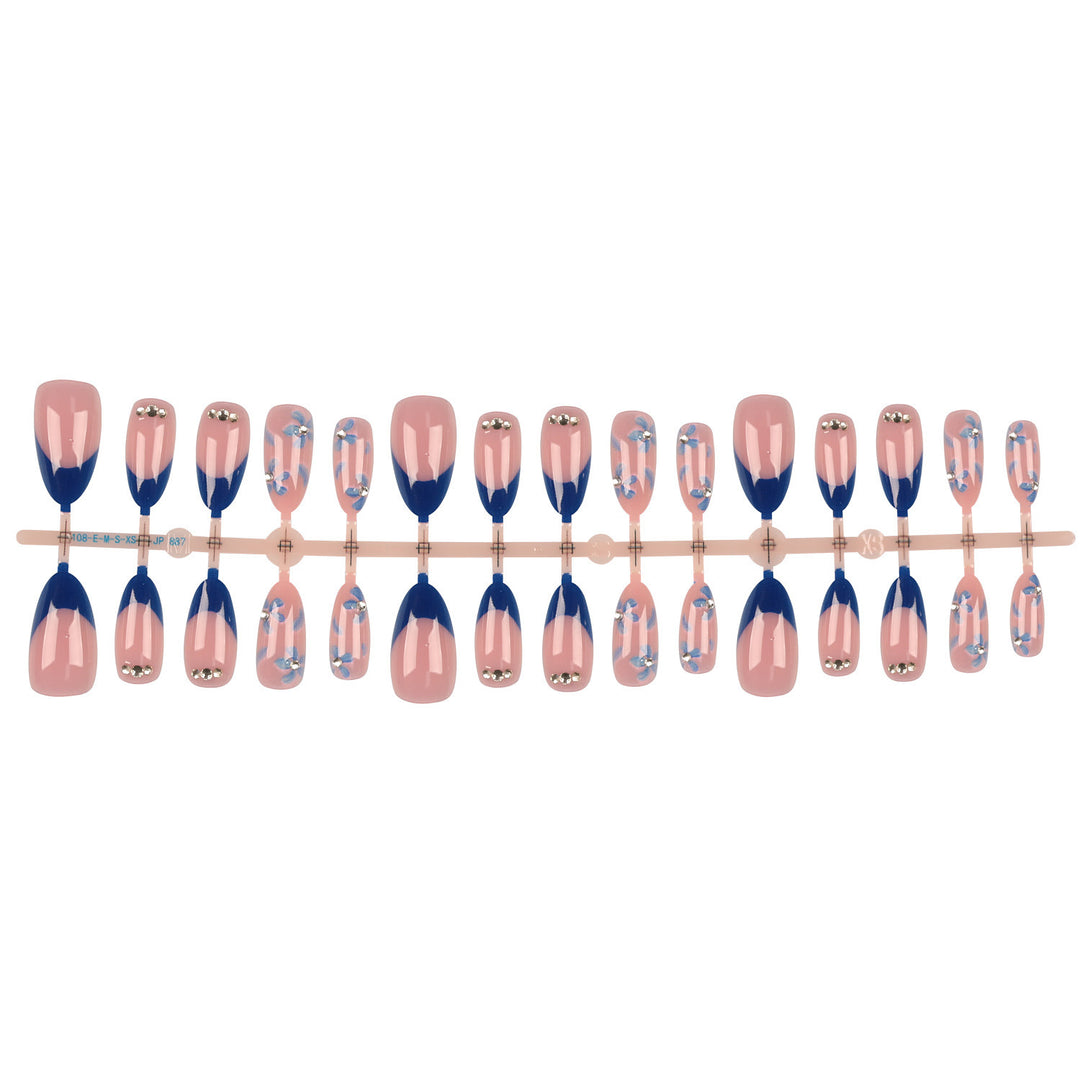 Premium Press-On Nail Tips Set with Adhesive and File