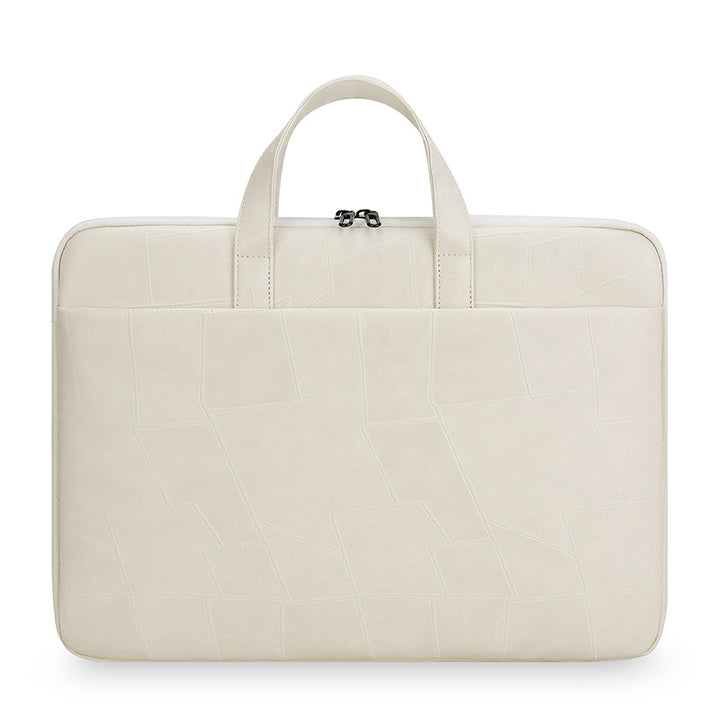 Premium Patchwork Leather Laptop Bag Kalsten