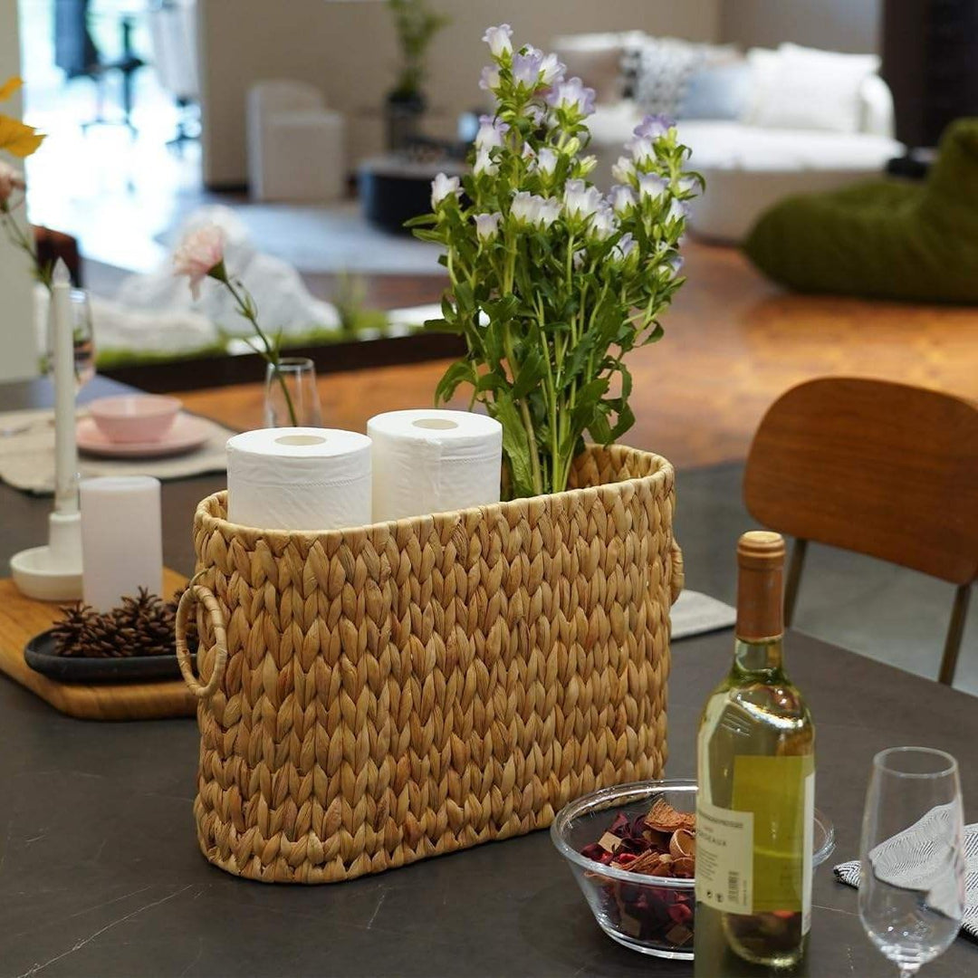 Practical Storage Basket Made of Natural Materials Kalsten