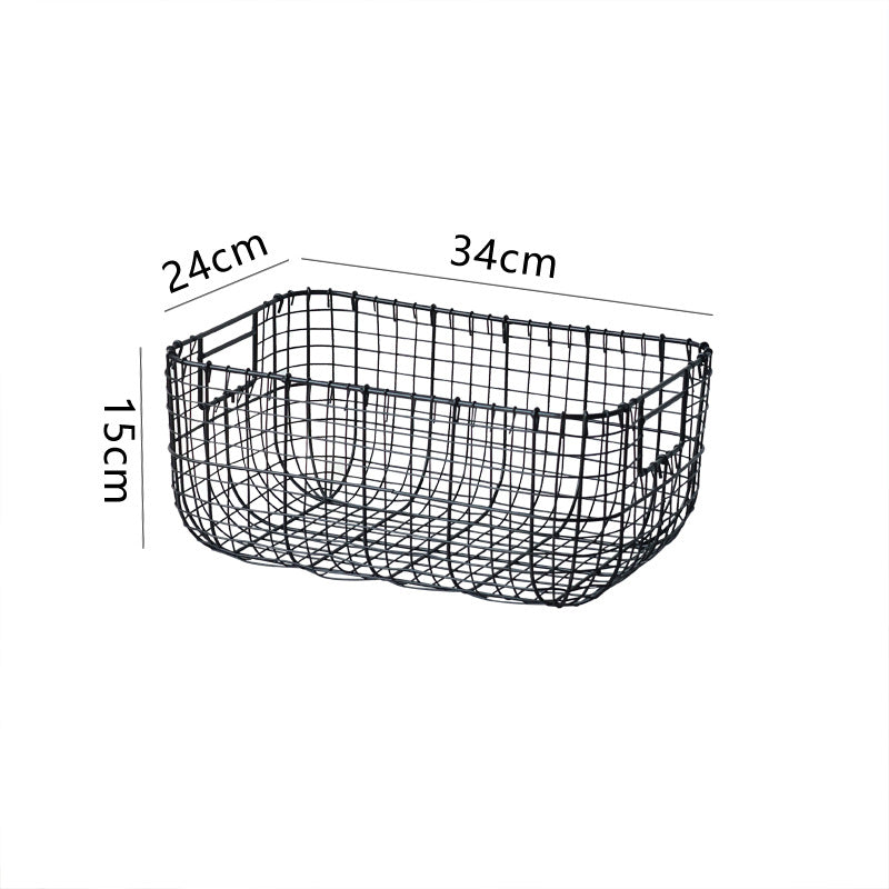 Metal Wire Storage Basket Kalsten