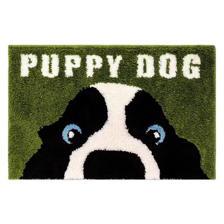 Playful Dog-Themed Area Mat