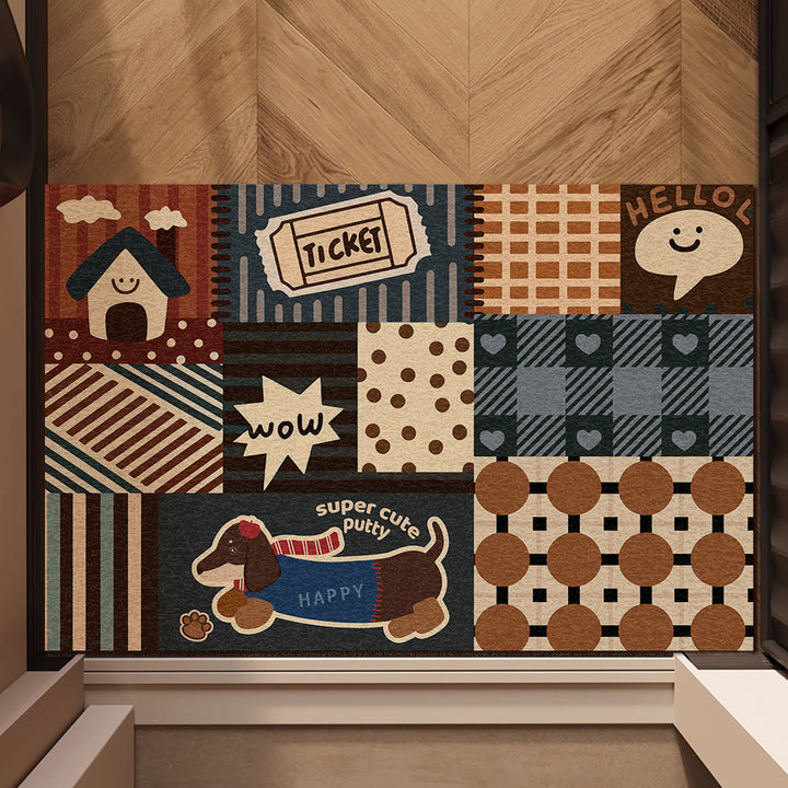 Playful Animal-Themed Entry Mat